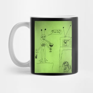 Alien Relaxing Mug